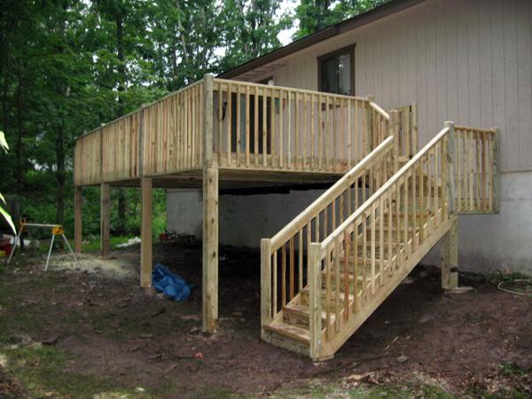 A look at another finished deck.