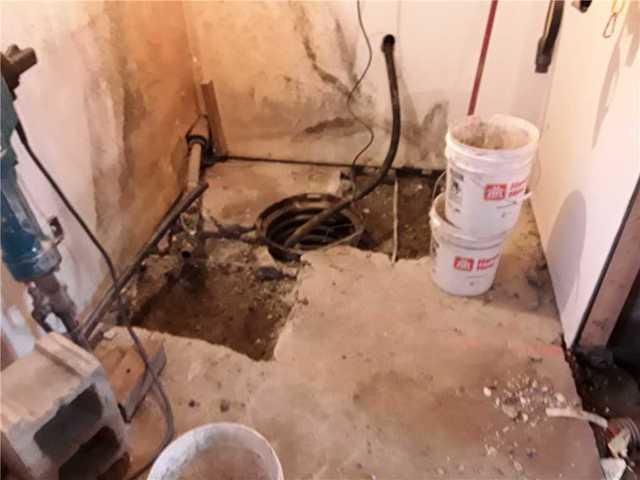 Basement concrete removal