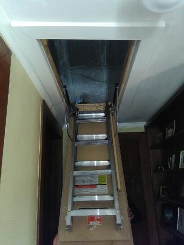 New Attic Wooden Pull Down Stairs