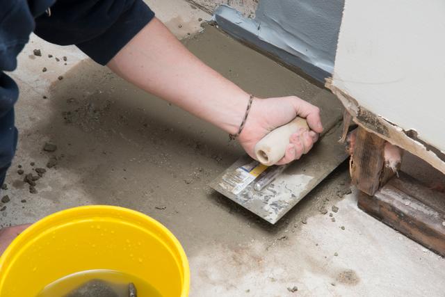 Re-Concrete the Opening of the Floor