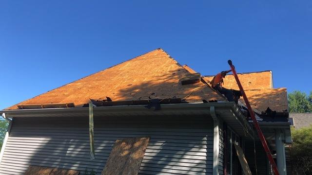 With the shingles removed, the crew is ready to start installing the new roof system. What types of asphalt shingles are there? We offer a variety of asphalt shingle brands and styles to match any budget or look.