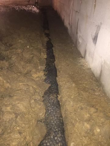 Crawl Space Drainage System