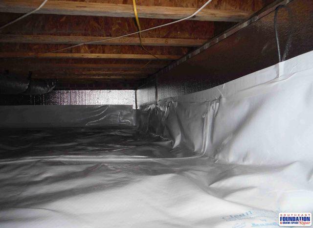 Poly Barrier in Crawl Space