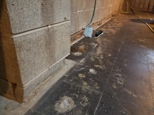 At the start of the job