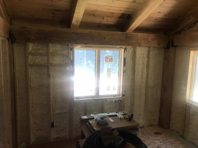 Perfect air sealing around the window and insulation