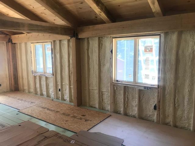 Showing you just how massive the house was that we needed to insulate in 1 week.