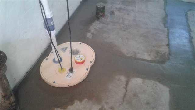 SuperSump Installed to Make a Super Dry Basement