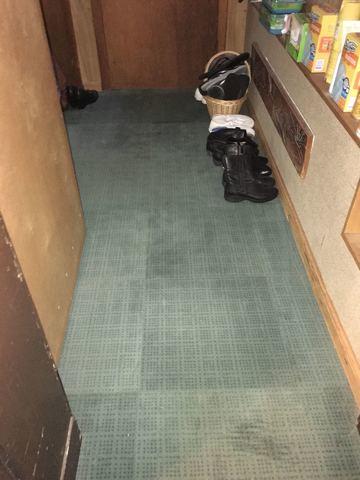 Water Damage Laundry Room