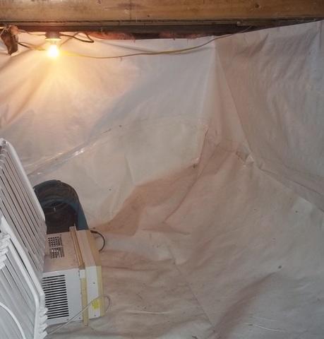 Unsealed Crawl Space in Central Village, CT