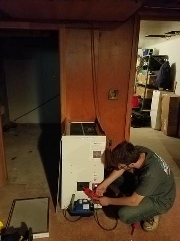 Brian Servicing SaniDry Dehumidifier