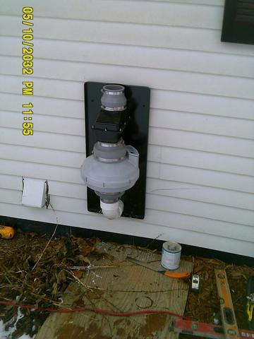 Midway through installation