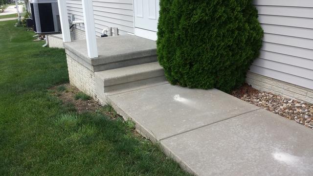 Sidewalk and Steps