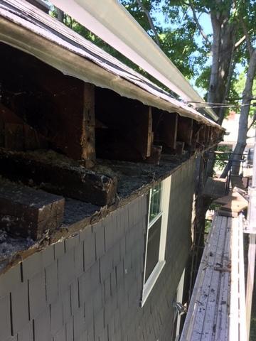 Gf Sprague Roofing Services Photo Album Soffit Fascia Replacement In Belmont Ma