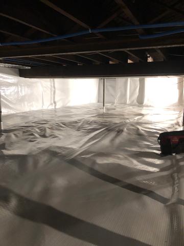 By sealing the crawl space, you also keep away odors and allergenic mold spores that would otherwise rise up through the floors and into your home.