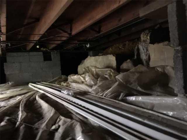 First Look in Union Beach, NJ Crawl Space