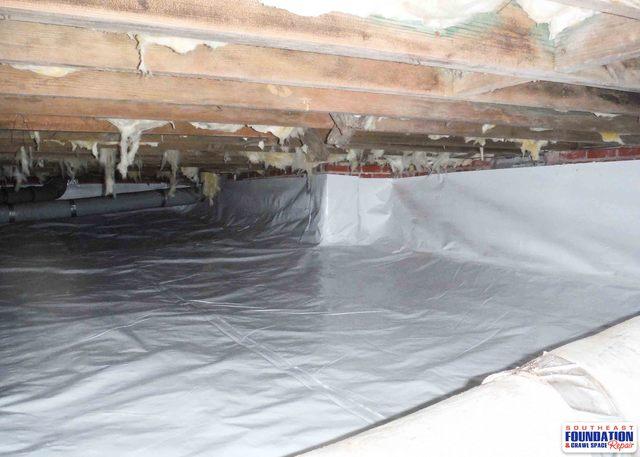 Sealing off the Crawl Space