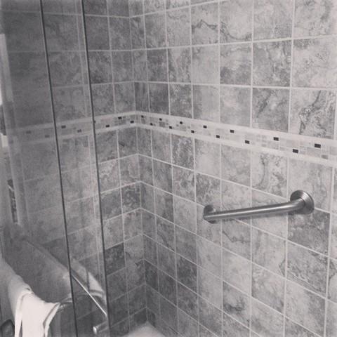 The Inside of the Remodeled Shower