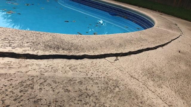 Cracked Pool Deck