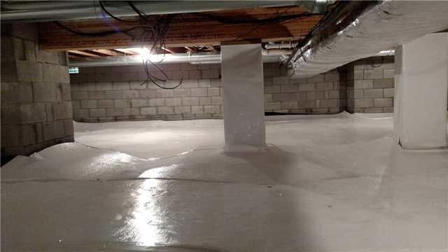 Every Part of the Crawl Space Gets Covered With CleanSpace
