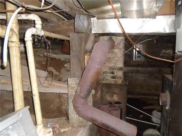 Before photo of the basement.