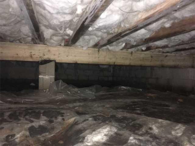 Damp Crawl Space in Ocean County, NJ