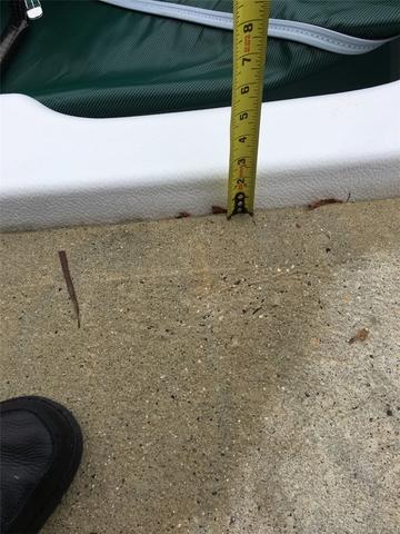 2 inches of Settlement