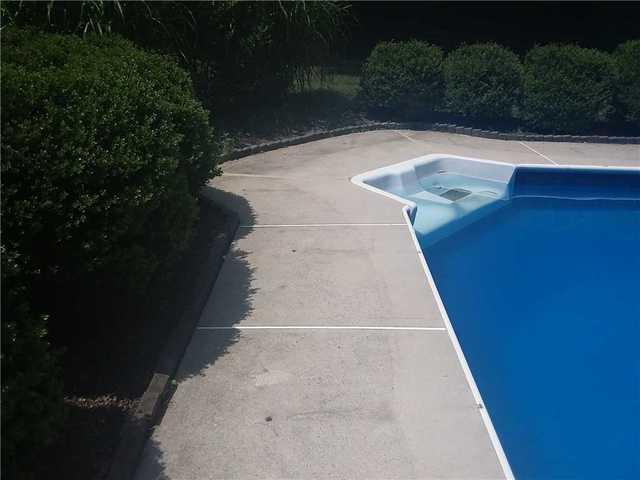 Leveled Pool Area