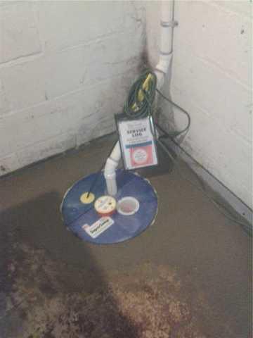 SuperSump Pump installation