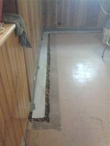 WaterGuard installation in basement