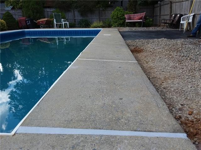 Leveled Pool Area