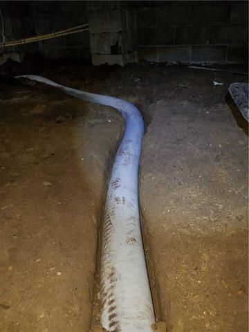 In crawl spaces that have multiple low points, we install drain tile to connect all at risk areas directly to the sump pump. This ensures that ALL of the water gets discharged.