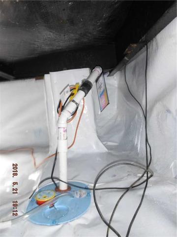SmartSump Pump Keeps Crawl Space Dry