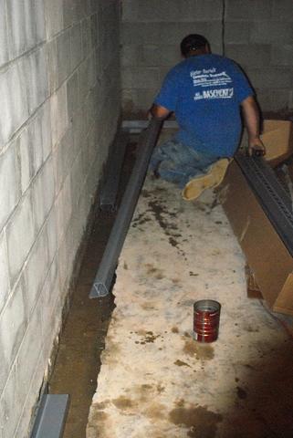 <p>Our crew works hard to install the WaterGuard and makes sure it is done correctly and will work efficiently.</p>