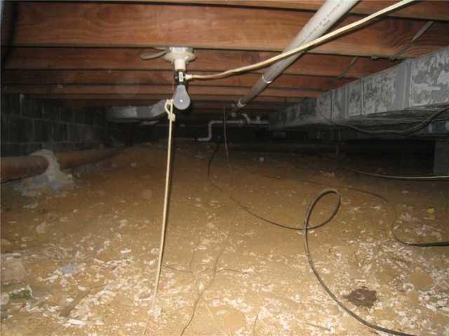 Nasty Dirt Crawl Space