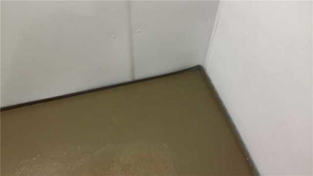 Concrete Placed Over WaterGuard