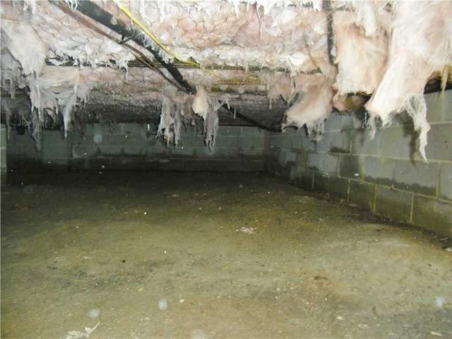 Water Stains in Crawl Space