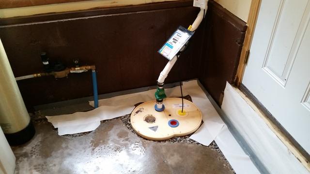 Installing the Sump Pump