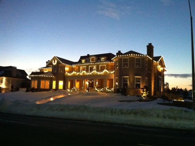 The Christmas lights on this home in Sea Girt are wonderful from every angle!