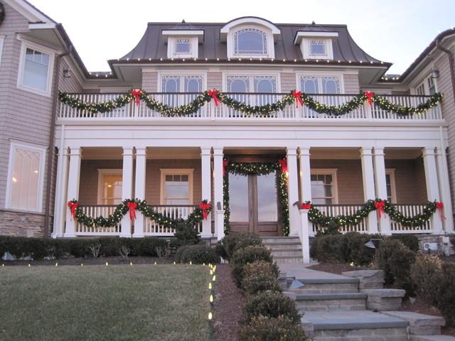 This holiday display in Sea Girt is festive day or night!