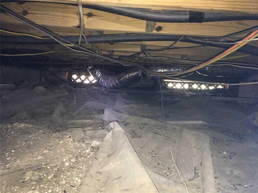Not enough support pillars holding up the joists