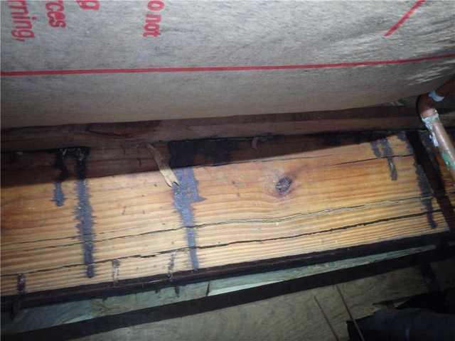 Damaged beams
