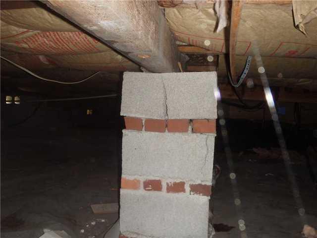 Unsupported subfloor