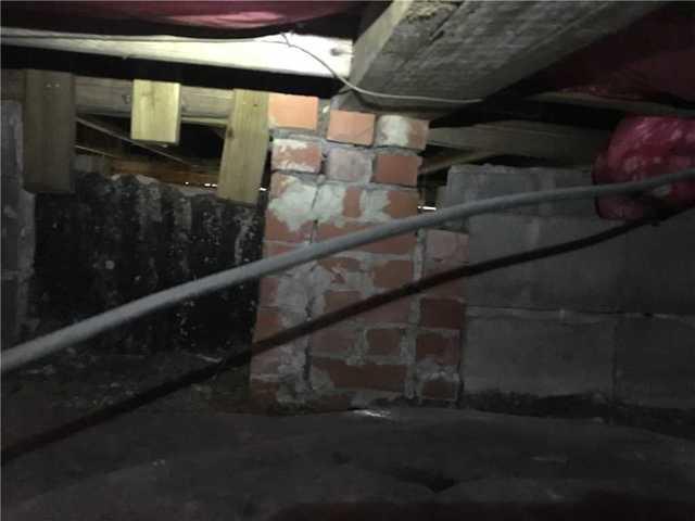 Cracking foundation piers