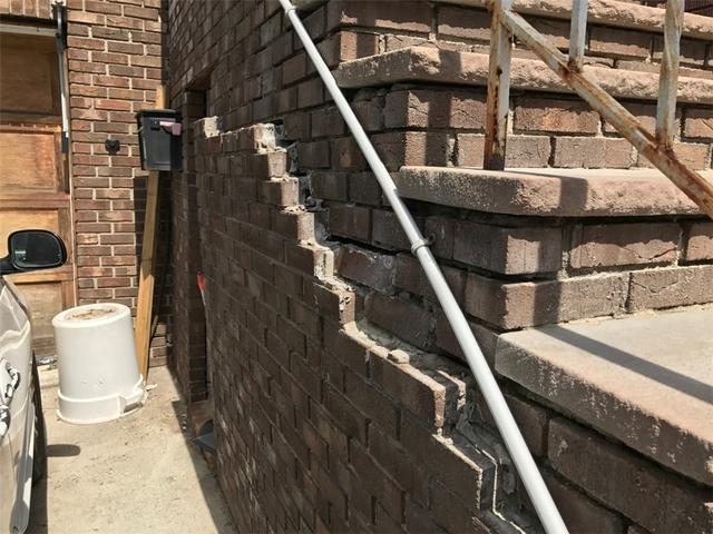 Stair Step Cracking