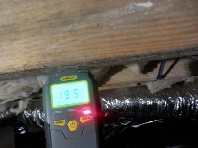 High Wood Moisture Reading