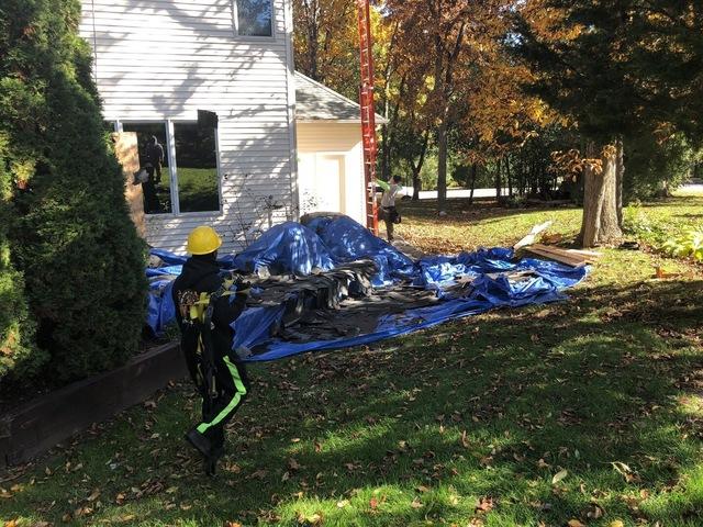 My Pros Roof Replacement Photo Album New Roof Process From Start To End In South Beloit Il