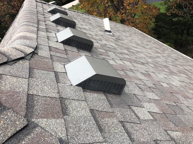 <p>The roof vents should match the roof shingles.</p>
