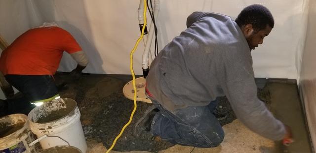 Travis and Larry Cementing