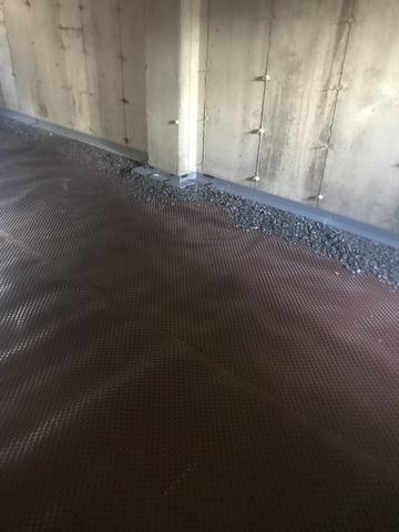 Healthy Basement Systems Crawl Space Repair Photo Album Drainage Matting And Cleanspace During Installation