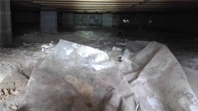 Groundwater seeps and leaks into many crawl spaces